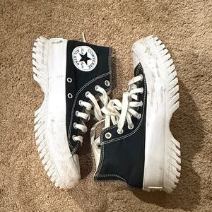 Converse Black Platform High-Tops